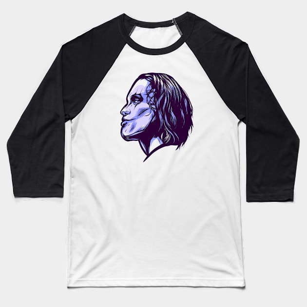 The Crow Baseball T-Shirt by PaybackPenguin